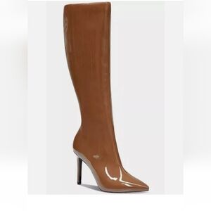 INC International Concepts Rajel Patent Knee Boots